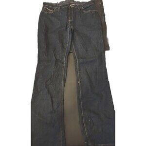 WRANGLER Q-Baby Jeans Size 13/14 Womens Mid Rise Boot Cut Denim Blue